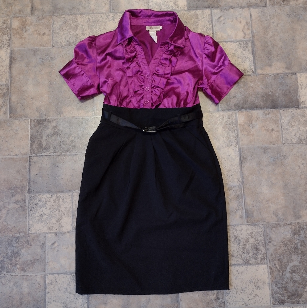 Roulette ruffle top dress size 12